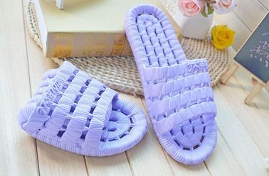 Convenient Cute Bathroom Slippers Soft Rubber Sole Screen Print Type